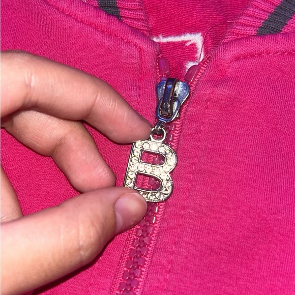 bcbg cheerleader type zip up hoodie - Picture 2 of 4